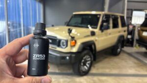 トヨタ　ランクル70　セラミックコーティング　NASIOL ZR53施工