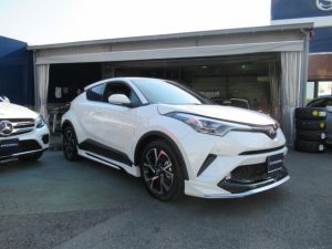 トヨタ C-HR モデリスタエアロ取り付け