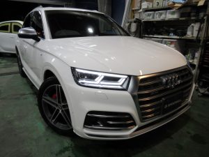 アウディ　SQ5　各種研磨・ボディーコーティング施工