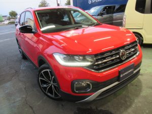 VW　T-Cross　エシュロンNANO-FILボディーコーティング施工