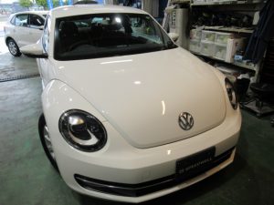 VW ニュービートル ボディー研磨