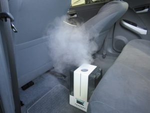 イレイザ―ミスト水による車内消臭