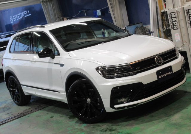 VW　ティグアン　ドラレコ取り付け＆ボディーコーティング施工