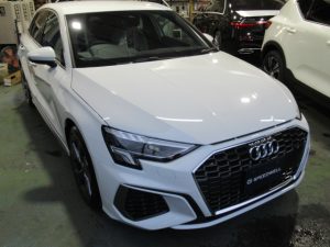 新型 A3 SB 各種コーティング施工