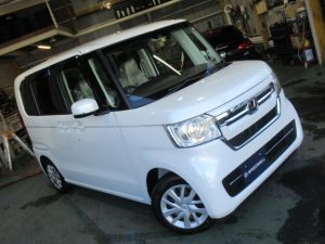 ホンダ　Ｎ－ＢＯＸ　エシュロンＮＡＮＯ－ＦＩＬボディーコーティング施工