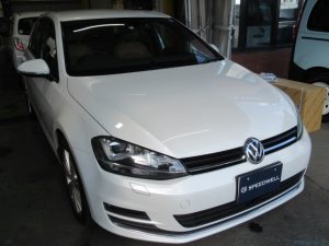 VW ゴルフ ７ コーディング１項目施工