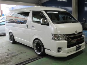 トヨタ ハイエース 各種コーティング施工