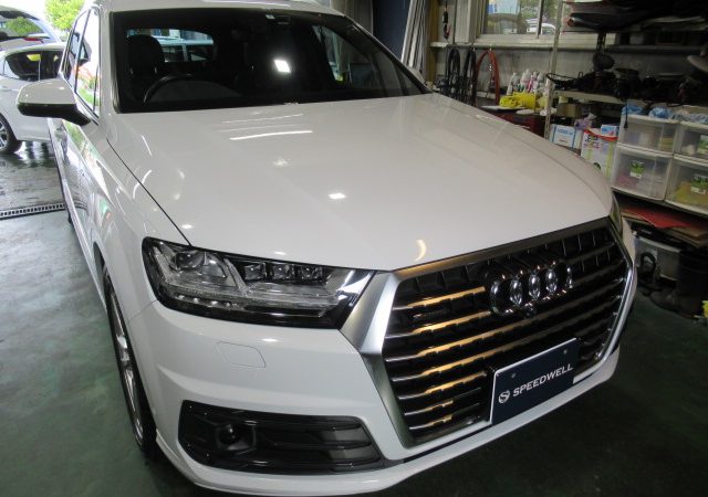 アウディ Q7 ボディーコーティングメンテナンス