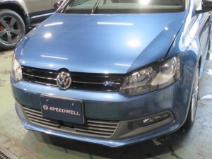 VW ポロ ヘッドライトスチーマー施工