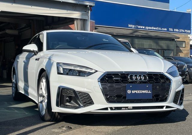 アウディ　A５スポーツバック　ボディーガラスコーティング施工