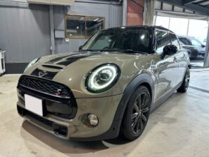 BMW MINI アイバッハ　ダウンサス、ホイールスペーサー取り付け