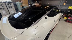 日産　フェアレディZ　IRカットカーフィルム、ドアシルプロテクションフィルム施工