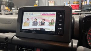 スズキ　ジムニー　ナビ、バックカメラ取り付け