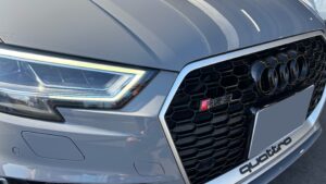 アウディ　RS3　セラミックコーティング　KUBEBOND ダイヤモンド9H施工
