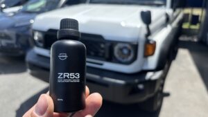 トヨタ　ランクル70　セラミックコーティング　NASIOL ZR53、カーフィルム施工